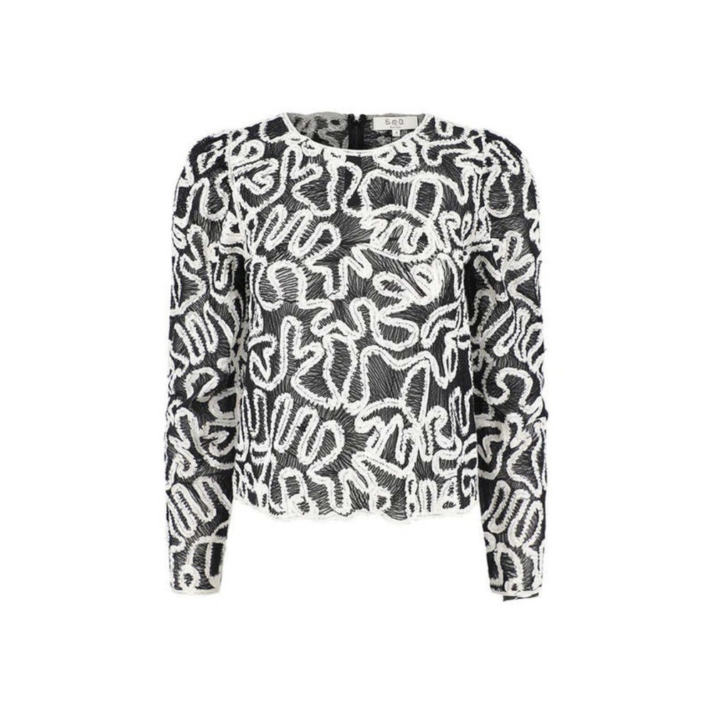 Sea NY Alice embroidered top size 6